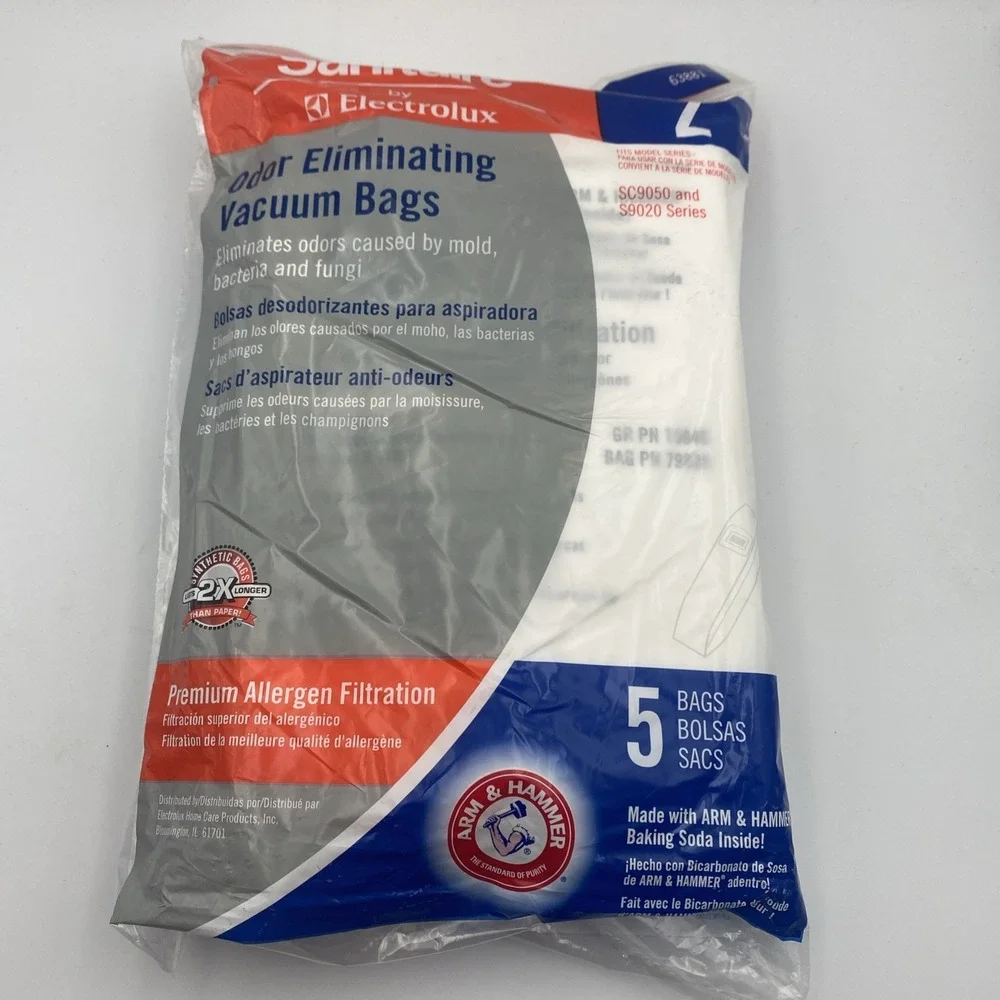 Sanitaire By Electrolux Style Z 63881A Vacuum Bags Pack Of 5 Fits SC9050‎ S9020